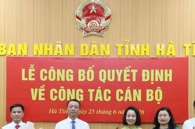 Bà Trần Thị Kiều Oanh được bổ nhiệm giữ chức Phó Giám đốc Sở Tư pháp Hà Tĩnh