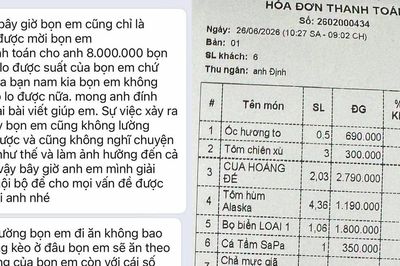 Thực hư vụ thanh niên mời bạn gái ăn tôm hùm, cua hoàng đế hết hơn 16 triệu đồng rồi không thanh toán