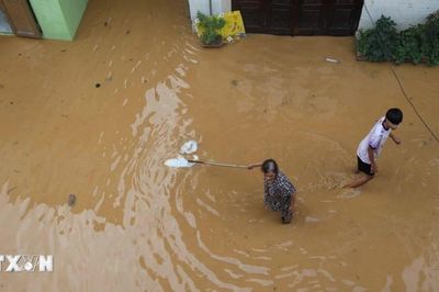 Mưa lớn khiến nước sông Bằng Giang dâng nhanh, Cao Bằng khẩn cấp ứng phó