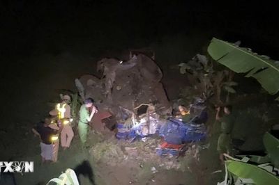 Sơn La: Xe tải lao xuống taluy âm, làm 2 người tử vong và 1 người bị thương