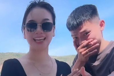 Hồ Văn Cường lộ ảnh tình tứ bên vợ xinh đẹp