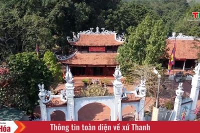 Về đền Cô Tám, tìm bình yên giữa đồi chè Triệu Lộc