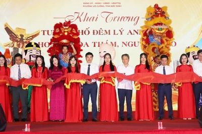 Bắc Ninh: Phường Võ Cường kỷ niệm một năm thành lập, khai trương tuyến phố đêm