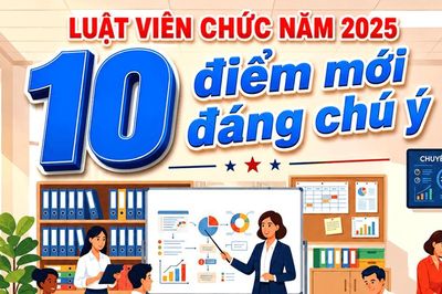 Luật Viên chức 2025: 10 điểm mới đáng chú ý