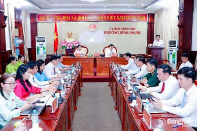 HĐND phường Bình Phước thông qua Nghị quyết về sắp xếp, tổ chức lại các khu phố
