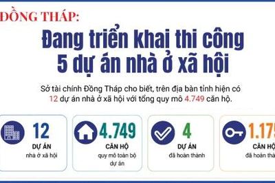 Đồng Tháp: Đang triển khai thi công 5 dự án nhà ở xã hội