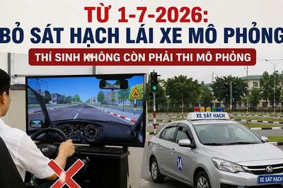 Chính thức bỏ bài thi mô phỏng khi sát hạch lái xe từ ngày 1-7