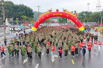 Lào Cai: Hơn 53.000 người tham gia Lễ mít tinh và hưởng ứng giải chạy 'Chung một quyết tâm xây dựng xã, phường không ma túy'