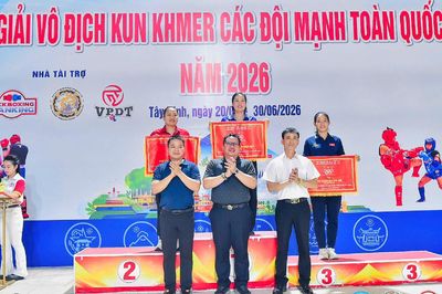 Giải vô địch Kun Khmer: Thái Nguyên giành giải Nhất toàn đoàn