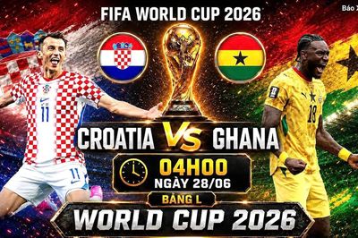 Nhận định, dự đoán tỷ số Croatia vs Ghana (4h ngày 28/6), bảng L World Cup 2026