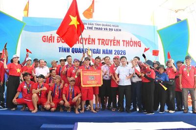 Giải đua thuyền truyền thống tỉnh Quảng Ngãi năm 2026