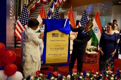 Ông Trump cảm ơn Ấn Độ vì đã lấy tên ông đặt cho một đại lộ