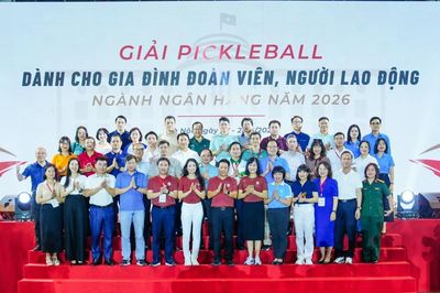 Gần 700 vận động viên tranh tài tại Giải Pickleball Family Cup Ngân hàng Việt Nam 2026