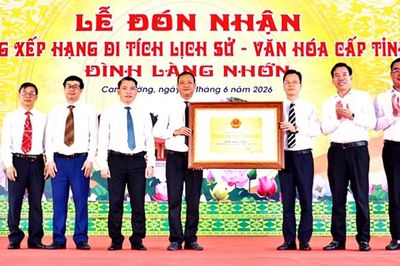 Công bố đình Làng Nhớn là Di tích lịch sử - văn hóa của tỉnh Lào Cai