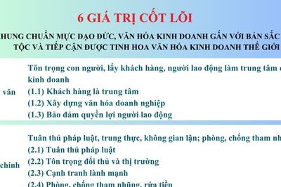Khung chuẩn mực đạo đức, văn hóa kinh doanh Việt Nam