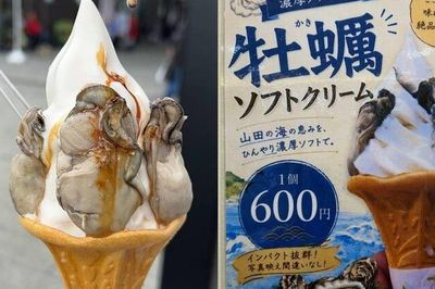 Cây kem 'độc lạ' nhất mùa hè khi được kết hợp cùng hàu tươi và nước tương: Món tráng miệng kỳ lạ khiến nhiều người muốn thử một lần