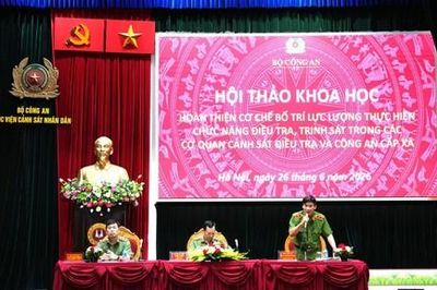 Hoàn thiện cơ chế bố trí lực lượng điều tra, trinh sát trong Cơ quan CSĐT và công an cấp xã