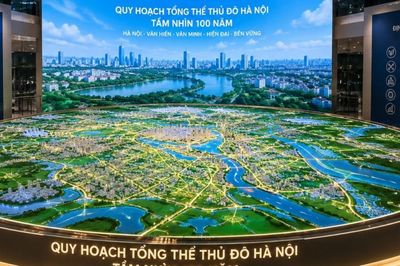 Chính thức công bố sa bàn tròn quy hoạch tổng thể Thủ đô tầm nhìn 100 năm