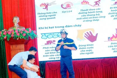 Nâng cao nghiệp vụ công tác phòng cháy, chữa cháy cho lực lượng cơ sở