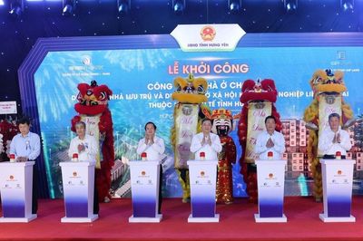 Hưng Yên: Khởi công 2 dự án nhà ở xã hội quy mô 7.840 căn