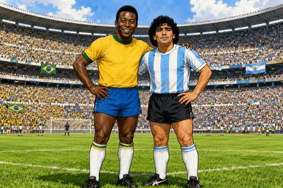 Thơ World Cup: Vua bóng đá Pele và Maradona