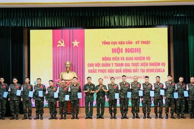 Giao nhiệm vụ lực lượng quân y tham gia hỗ trợ khắc phục hậu quả động đất tại Venezuela