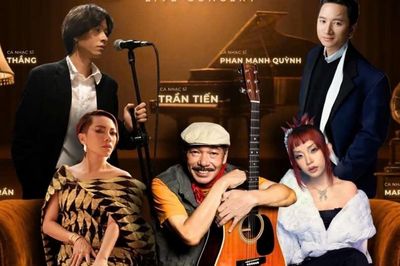 Phòng khách 3 thế hệ số 2: Cuộc gặp gỡ của Trần Tiến, Hà Trần, Phan Mạnh Quỳnh, Thắng và Marzuz