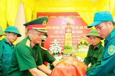 Cuộc trở về sau 58 năm của liệt sĩ hy sinh trên đất bạn Lào
