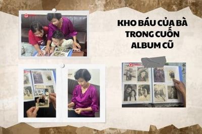 Kho báu của bà nằm trong cuốn album cũ