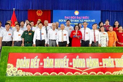Bà Đặng Thị Láng giữ chức Chủ tịch Hội Khuyến học xã Nhơn Mỹ nhiệm kỳ 2026 - 2031