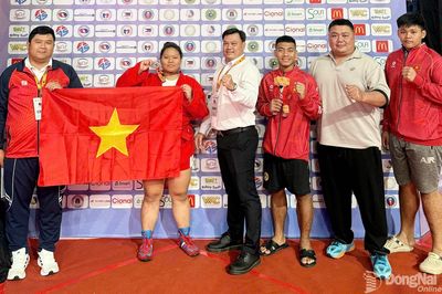 Hai vận động viên Đồng Nai giành huy chương bạc tại Giải vô địch Sambo châu Á và châu Đại Dương năm 2026
