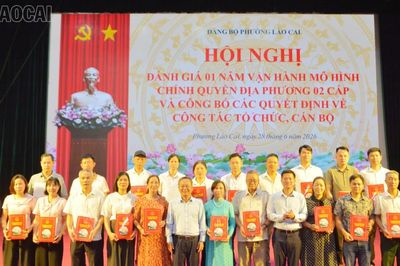 Phường Lào Cai đánh giá một năm vận hành mô hình chính quyền địa phương hai cấp