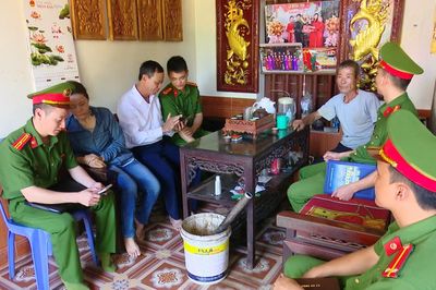 Công an xã Vật Lại vì nhân dân phục vụ