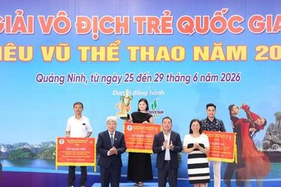 Hơn 1.000 vận động viên tranh tài tại Giải vô địch trẻ quốc gia Khiêu vũ thể thao 2026