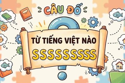 Từ tiếng Việt nào có tận 10 chữ S?
