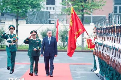 Tổng Bí thư, Chủ tịch nước dự Lễ kỷ niệm 80 năm Bộ đội Pháo binh - Tên lửa