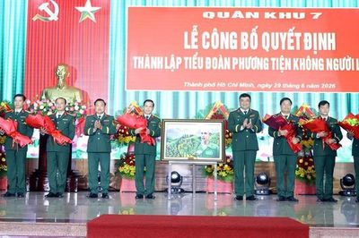 Thành lập Tiểu đoàn Phương tiện không người lái các Quân khu
