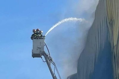 Cháy lớn tại Khu công nghiệp An Hiệp