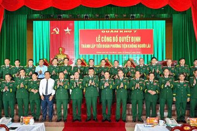 Quân khu 7 thành lập Tiểu đoàn Phương tiện không người lái