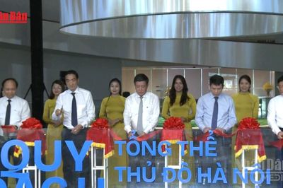 [Video] Khai mạc Triển lãm Quy hoạch tổng thể Thủ đô Hà Nội tầm nhìn 100 năm