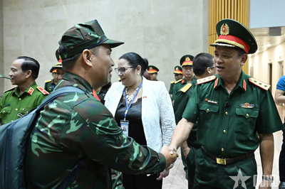 Đoàn công tác Quân đội nhân dân và Công an nhân dân lên đường tham gia khắc phục hậu quả động đất tại Venezuela