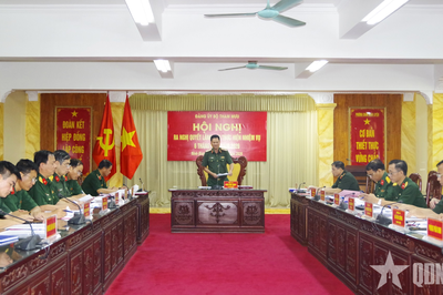 Đảng ủy Bộ Tham mưu, Quân đoàn 12 lãnh đạo thực hiện đồng bộ, toàn diện các nhiệm vụ