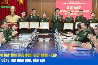 Vun đắp tình hữu nghị Việt Nam - Lào từ công tác giáo dục, đào tạo