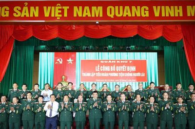 Quân khu 7 thành lập Tiểu đoàn Phương tiện không người lái