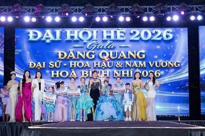 Vinh danh Hoa hậu và Nam vương Hòa bình nhí 2026