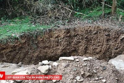 Xử phạt hai người đàn ông khai thác khoáng sản trái phép