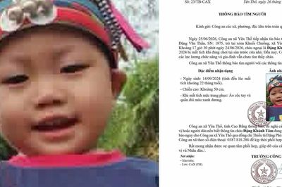 Phát hiện thi thể bé trai 22 tháng tuổi sau 5 ngày mất tích khi đi cùng dì