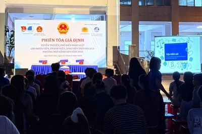 Chi đoàn VKSND khu vực 2, TP Đà Nẵng tuyên truyền pháp luật cho sinh viên và người dân
