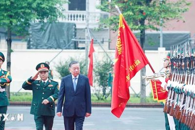 Tổng Bí thư, Chủ tịch nước dự Lễ kỷ niệm 80 năm Bộ đội Pháo binh-Tên lửa