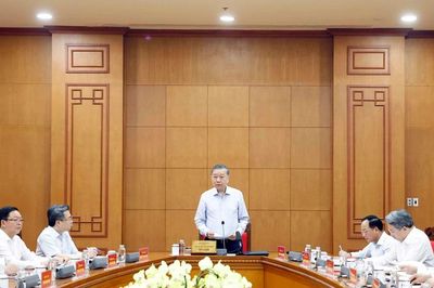 Tổng Bí thư, Chủ tịch nước chủ trì cuộc làm việc về phòng, chống thiên tai